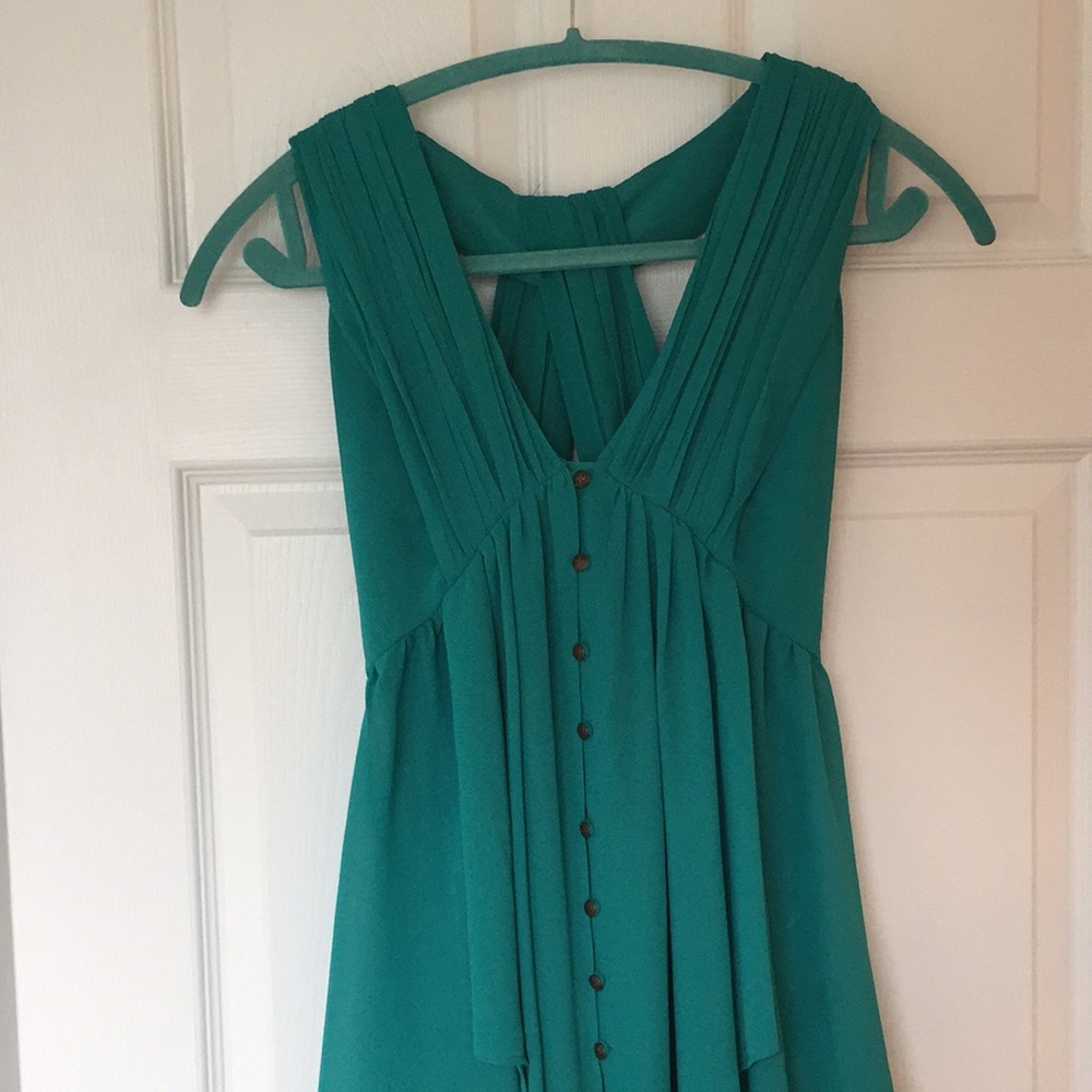 Turquoise blouse - Picture 3 of 5